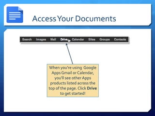 Google Docs Apps Basics | PPTX