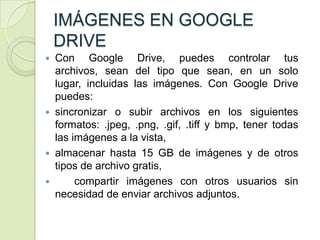 Google      drive diapositivas