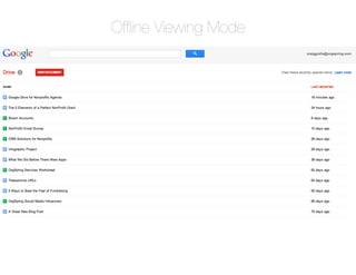Ofﬂine Viewing Mode
 