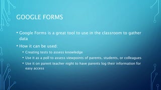 Google drive in the classroom | PPTX