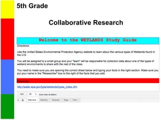 5th Grade
Collaborative Research
 