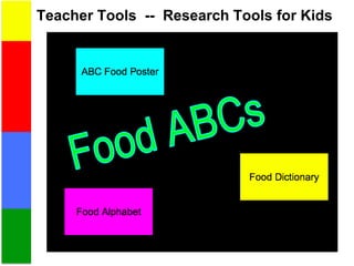 Teacher Tools -- Research Tools for Kids
 