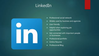 Google drive and LinkedIn presentation | PPTX