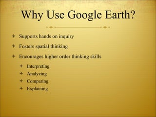 Using Google Earth in the K-12 Classroom | PPT
