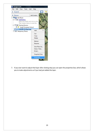 Google Earth as a GIS