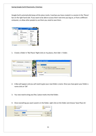 Google Earth as a GIS