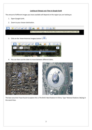 Google Earth as a GIS