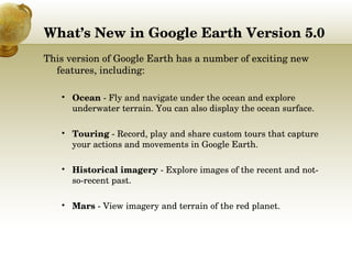Google Earth Basics | PPT