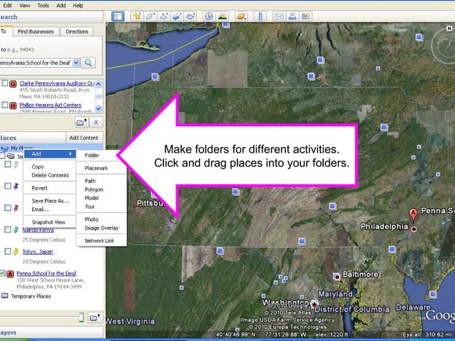 Google Earth Quick How To Drop A Pin