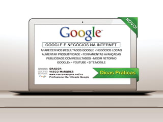 Vasco Marques - Profissional Certificado Google - www.vascomarques.net
 
