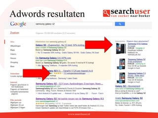Adwords resultaten
 