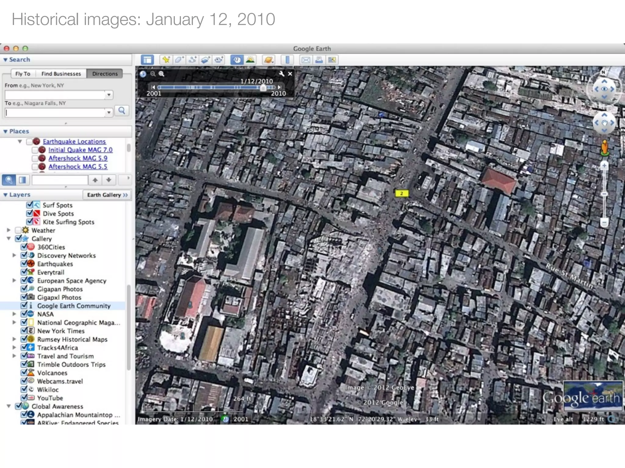 Historical images: January 12, 2010
 