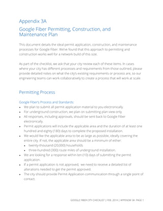 Google Fiber City Checklist Slide 18
