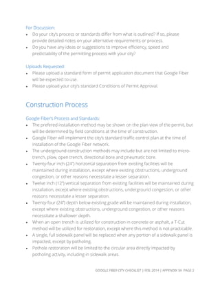 Google Fiber City Checklist Slide 19