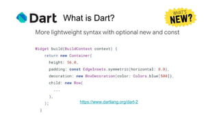 What is Dart?
https://www.dartlang.org/dart-2
 