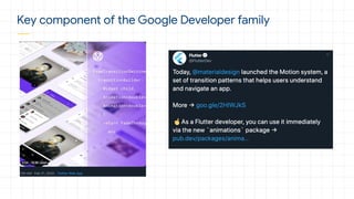 Key component of the Google Developer family
 