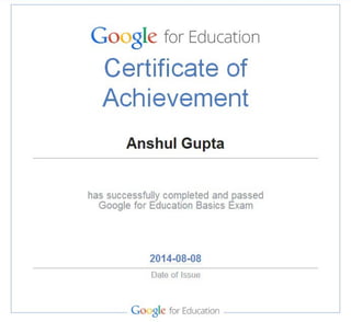 Google for education basic exam  anshul gupta