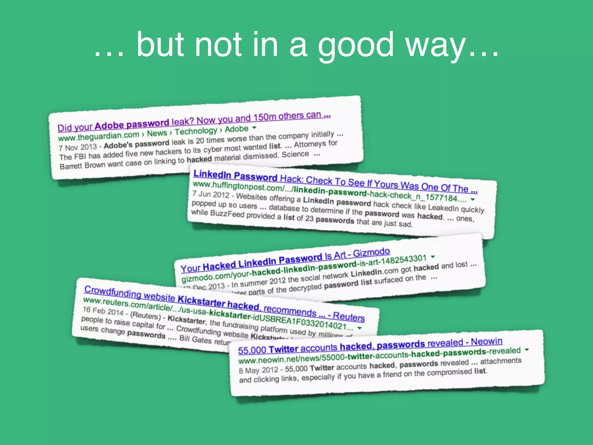 … but not in a good way…
 