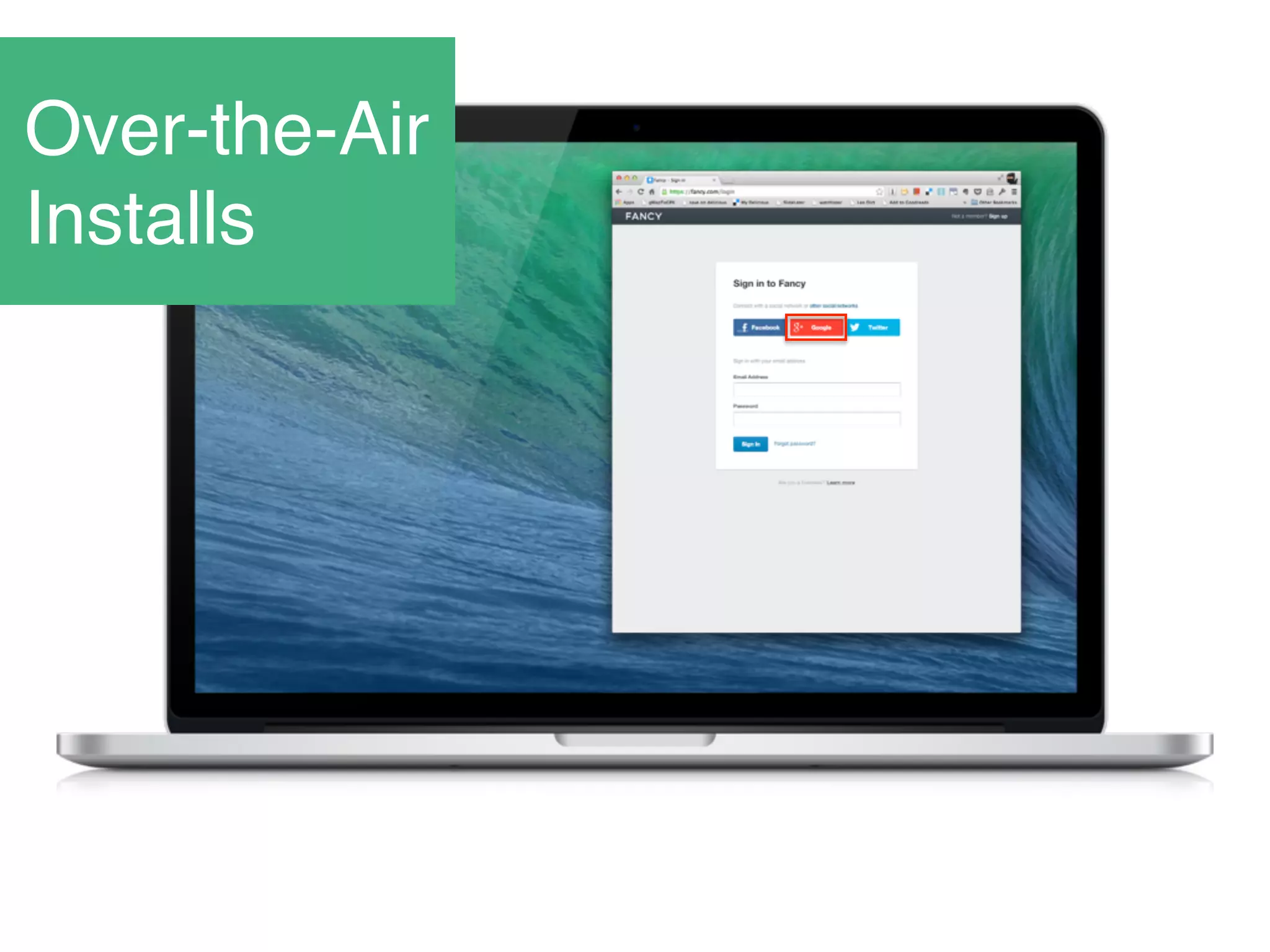 Over-the-Air
Installs
 