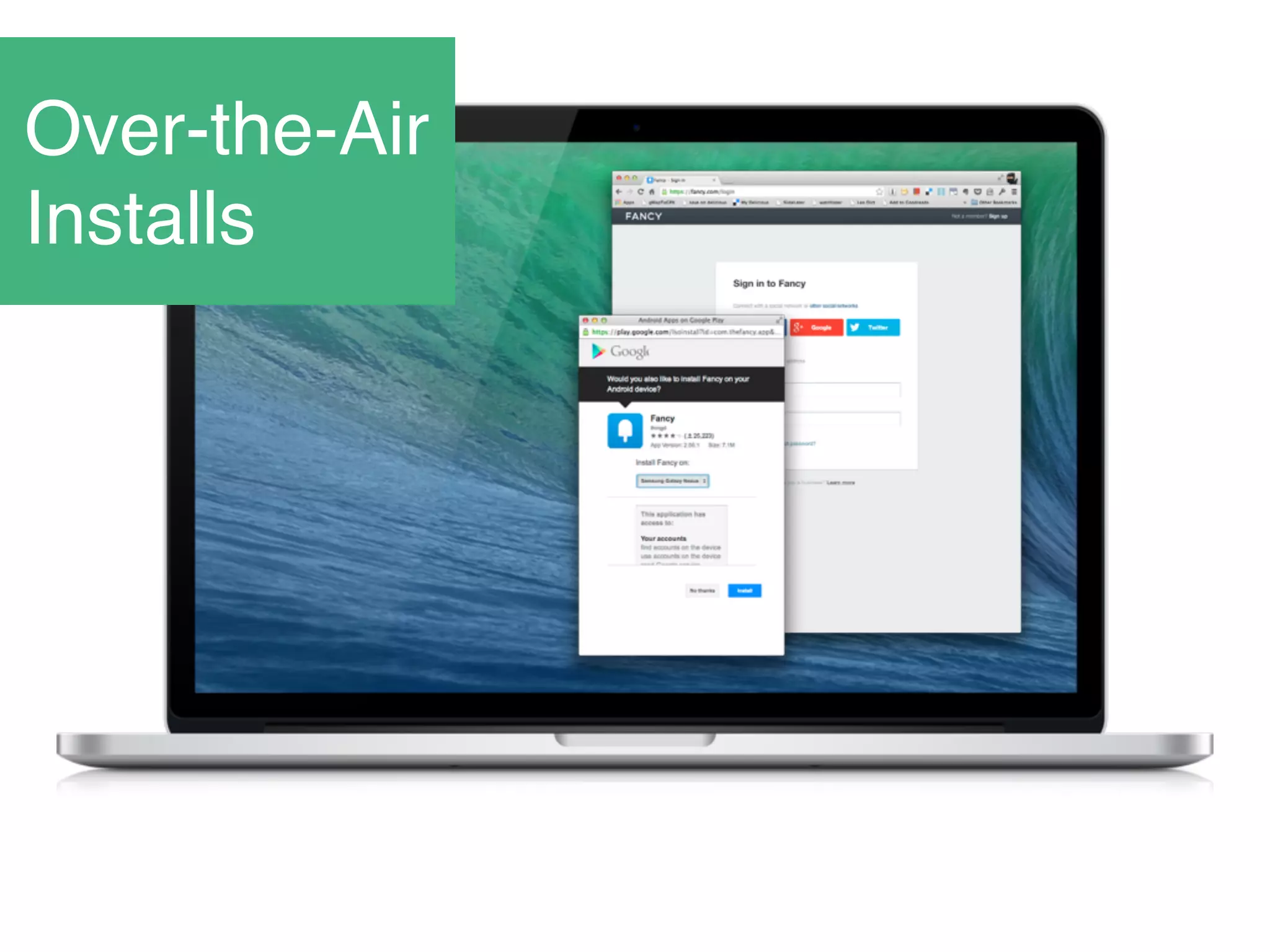 Over-the-Air
Installs
 