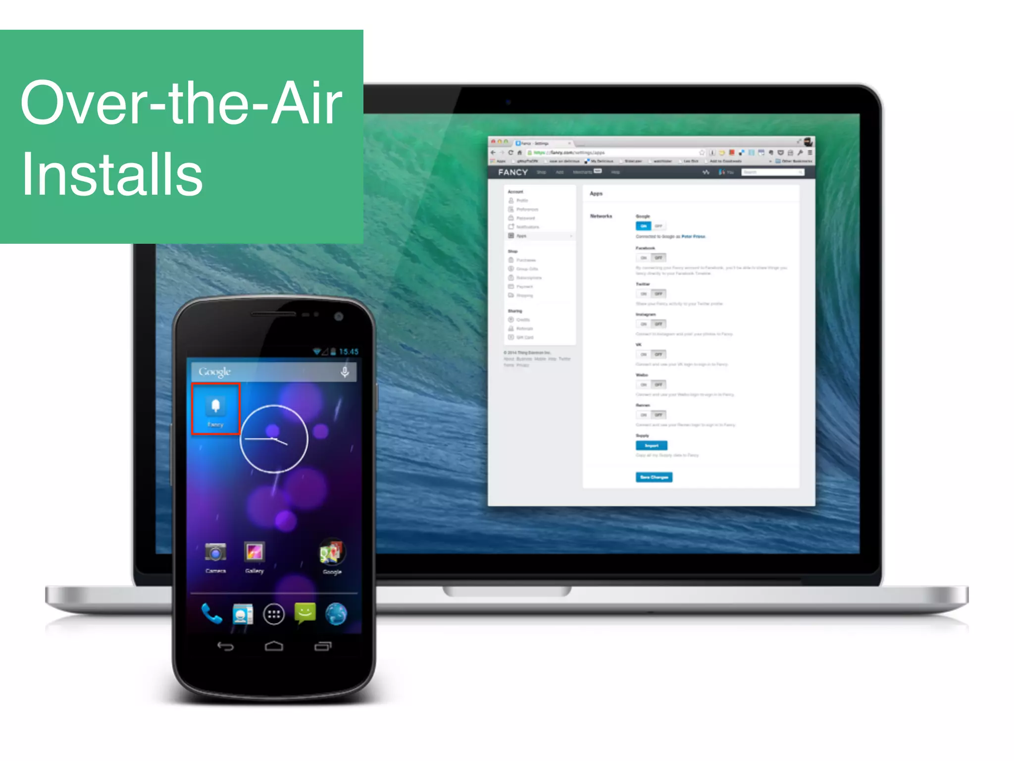 Over-the-Air
Installs
 