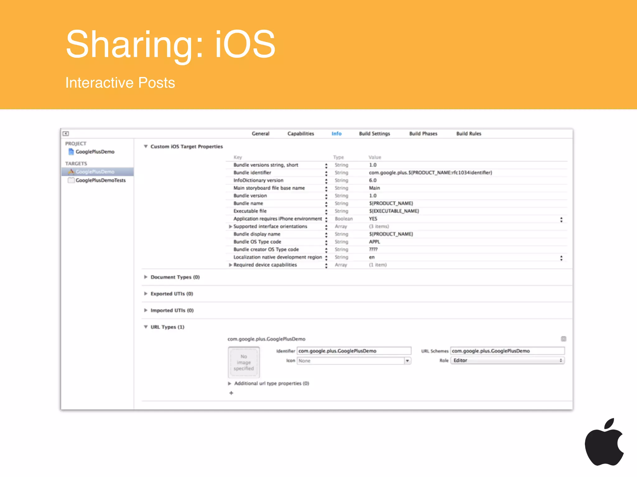 Sharing: iOS
Interactive Posts
 