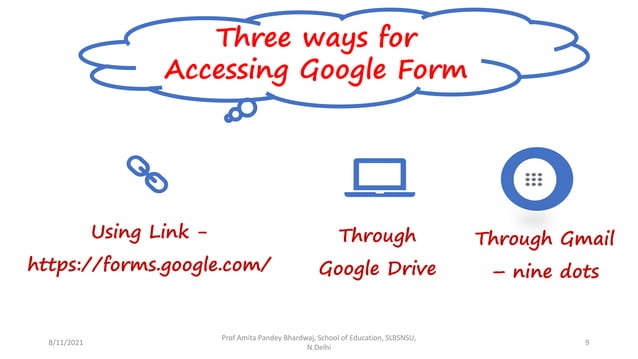 Google Forms ppt | PDF