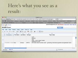 Here’s what you see as a
result:
 