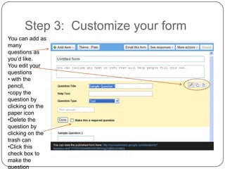 Create your Questions