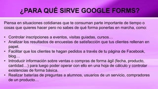 Google forms | PPTX