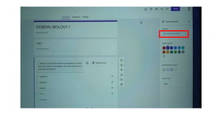 How to create a google quiz and collect data using Google forms. | PPTX