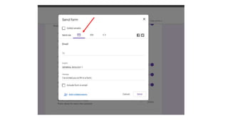 How to create a google quiz and collect data using Google forms. | PPTX