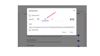 How to create a google quiz and collect data using Google forms. | PPTX