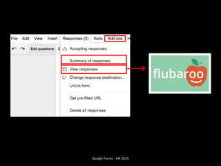 Google Forms - AN 2015
 