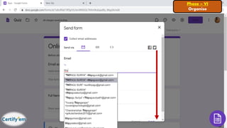 Phase – VI
Organise
 
