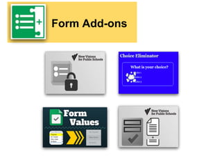 Form Add-ons
 