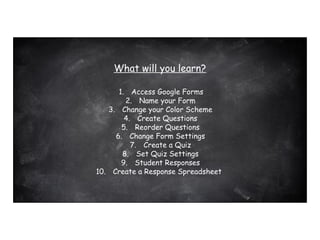 Google Forms - Introduction to Googe form learning | PDF