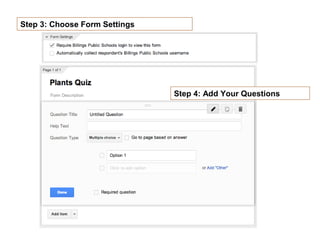 Updated - Google forms tutorial | PPT