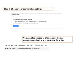 Updated - Google forms tutorial | PPT