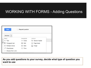 Updated - Google forms tutorial | PPT