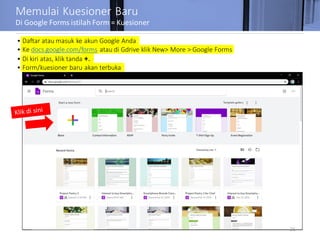 Google Forms Tutorial - Indonesia | PDF