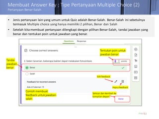 Google Forms Quiz Tutorial - Indonesia | PDF
