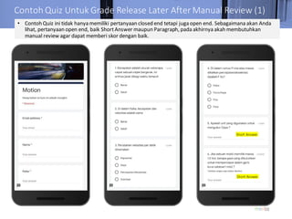 Google Forms Quiz Tutorial - Indonesia | PDF