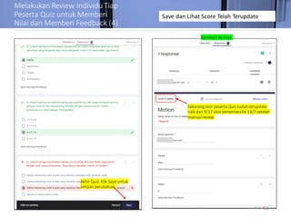 Google Forms Quiz Tutorial - Indonesia | PDF