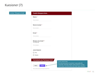 Google Forms Tutorial 2018 - Indonesia - Dapatkan Tutorial Terbaru 2020 ...