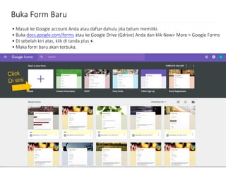 Google Forms Tutorial 2018 - Indonesia - Dapatkan Tutorial Terbaru 2020 ...