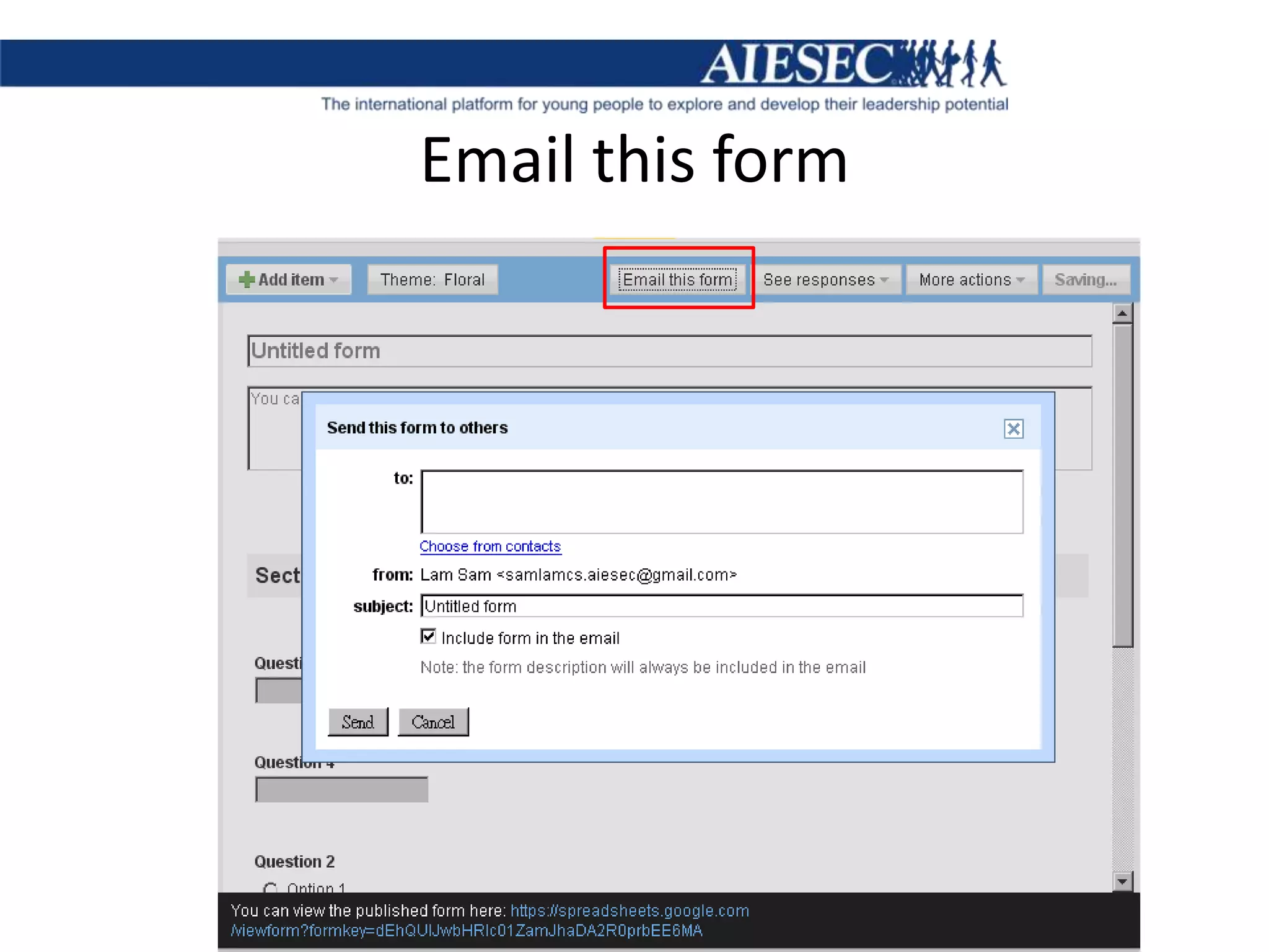 Email this form