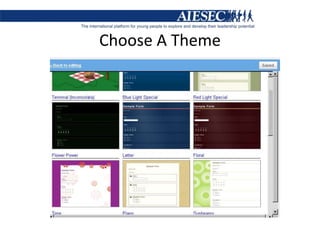 Choose A Theme