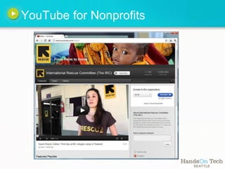 YouTube for Nonprofits
 