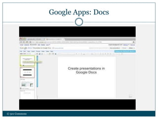 © 501 Commons
Google Apps: Docs
 